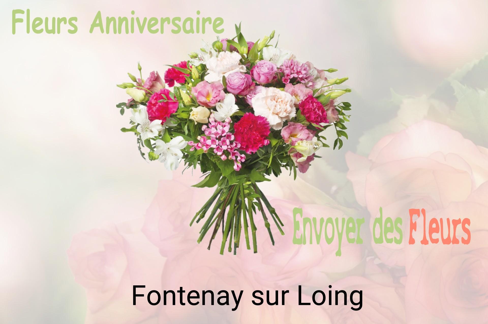 Bouquet de fleurs d’anniversaire livré à Fontenay-sur-Loing