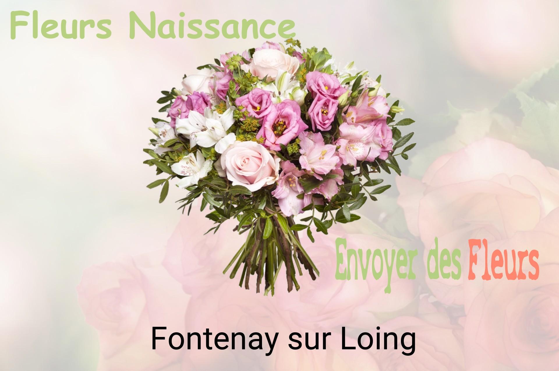 Bouquet de fleurs de naissance livré à Fontenay-sur-Loing