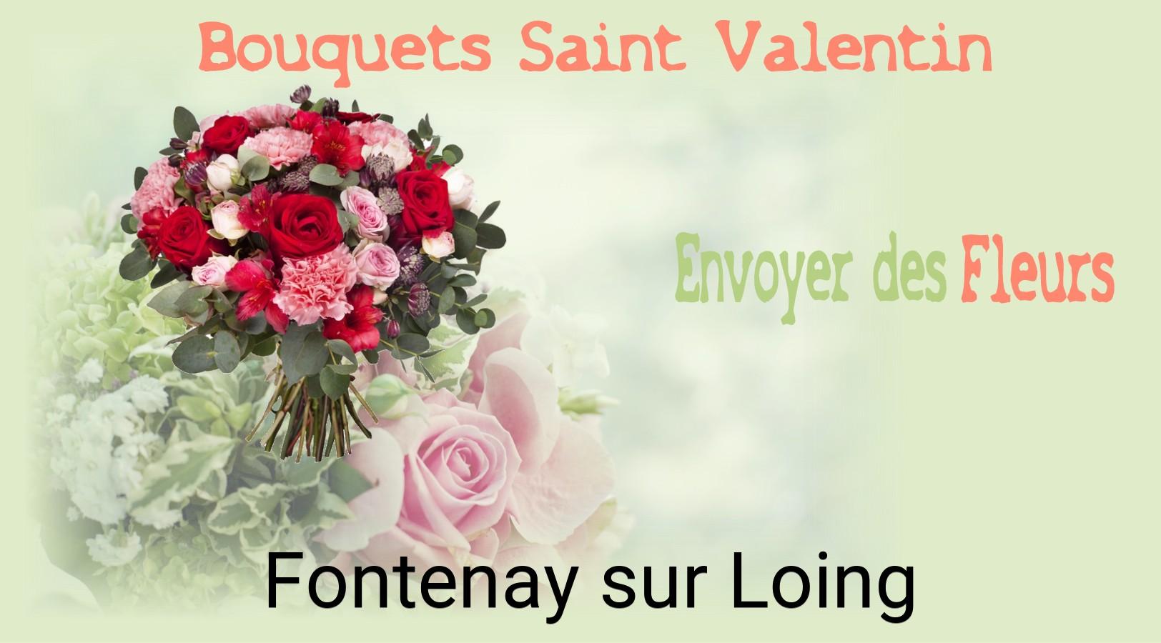 Roses de Saint-Valentin livrées à Fontenay-sur-Loing